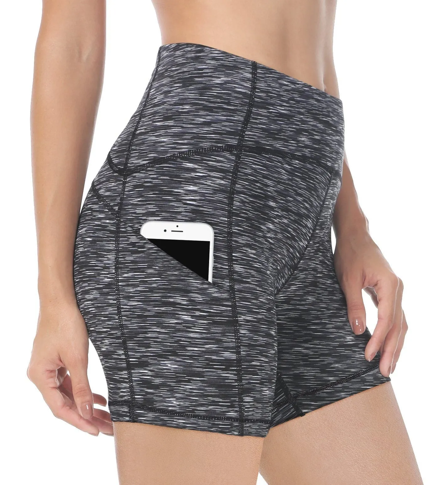 3 Side Pocket Workout Shorts 70822