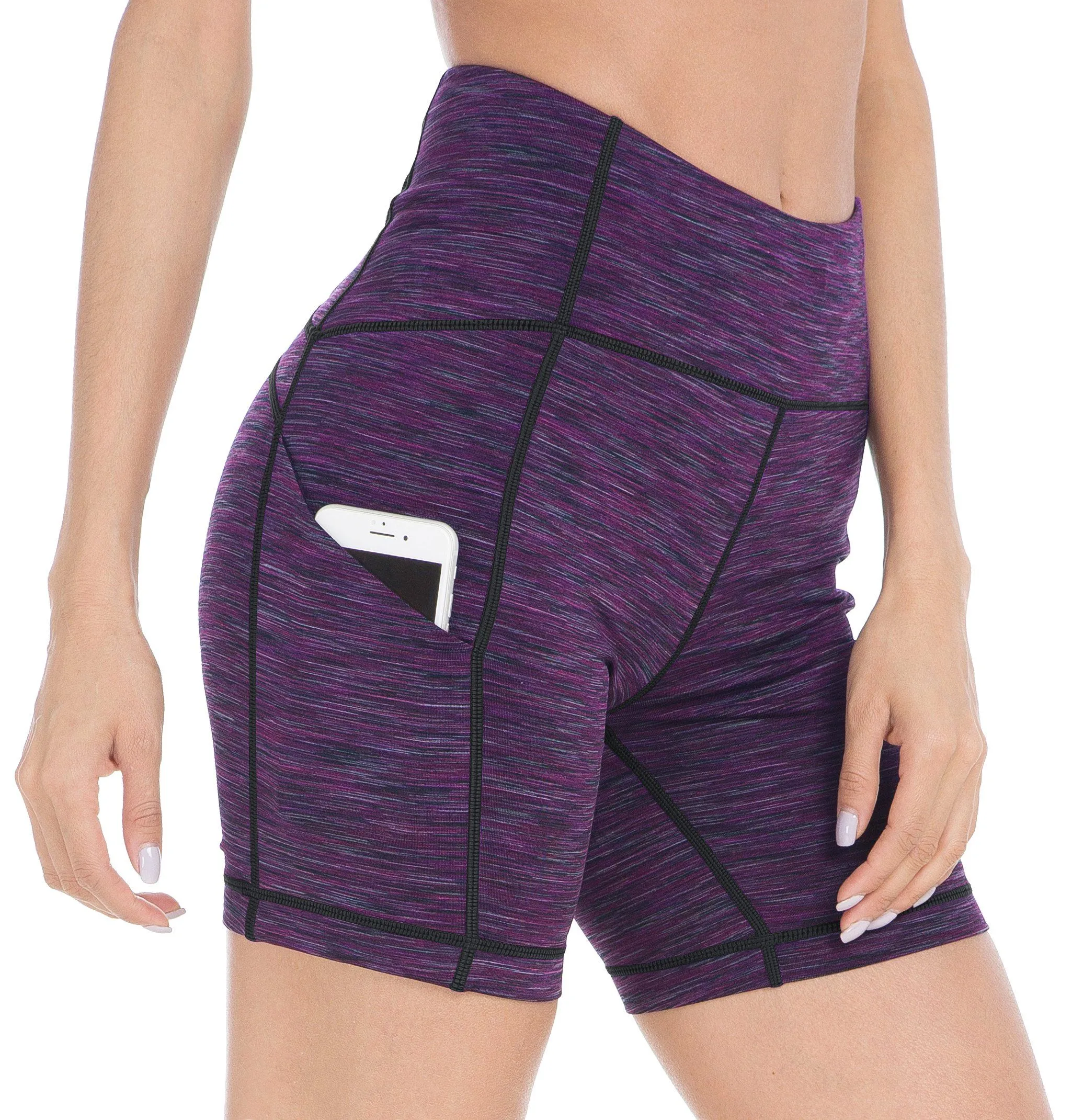 3 Side Pocket Workout Shorts 70822