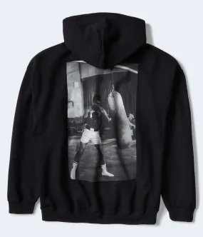 Aeropostale Mens' Muhammad Ali Pullover Hoodie -  - Size XS - Cotton - Teen Fashion & Clothing Black