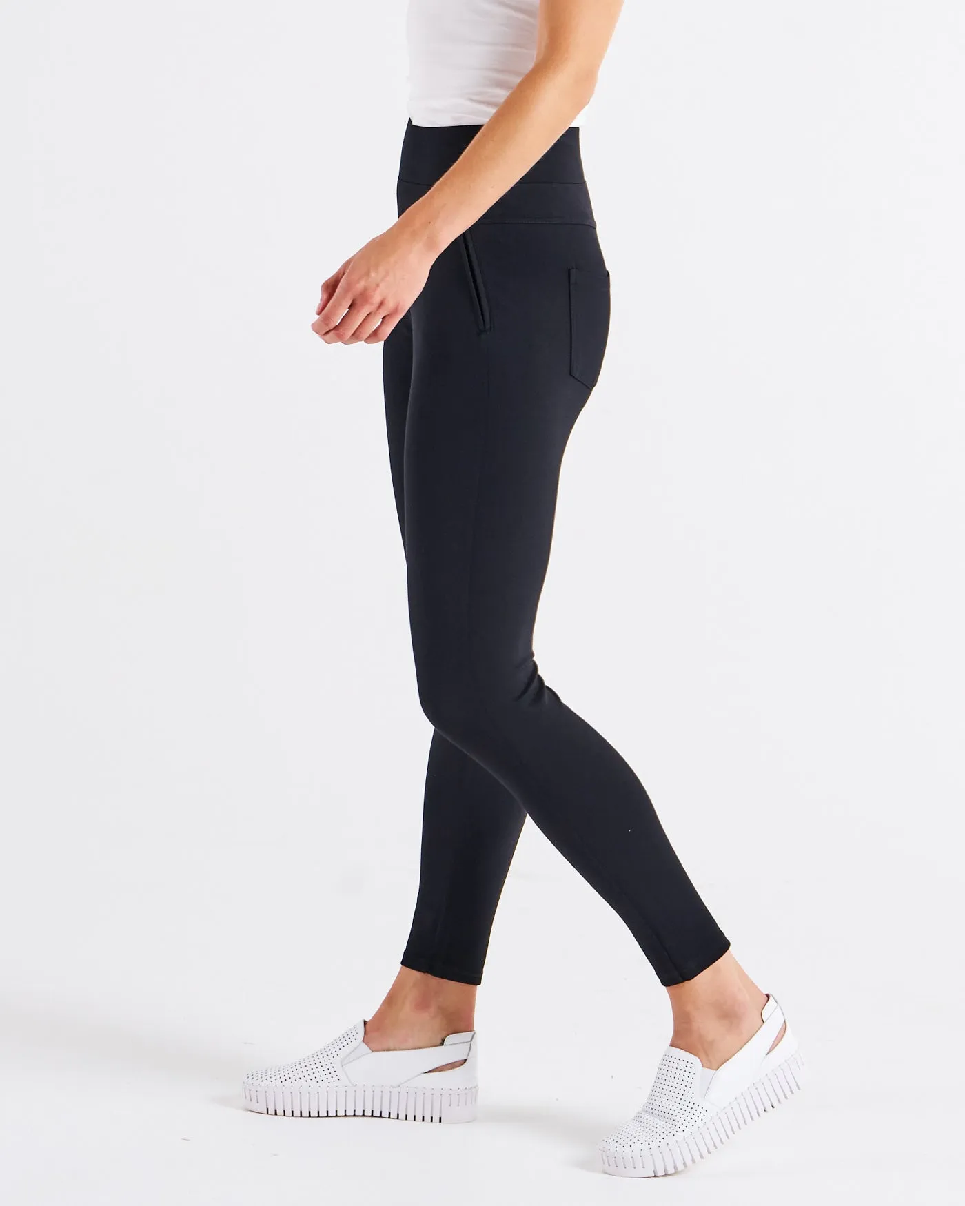 Betty Basics Priscilla Ponte Legging - Black