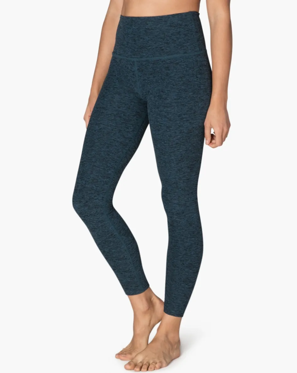 Beyond Yoga Spacedye Midi High Waisted Legging Deep Sapphire