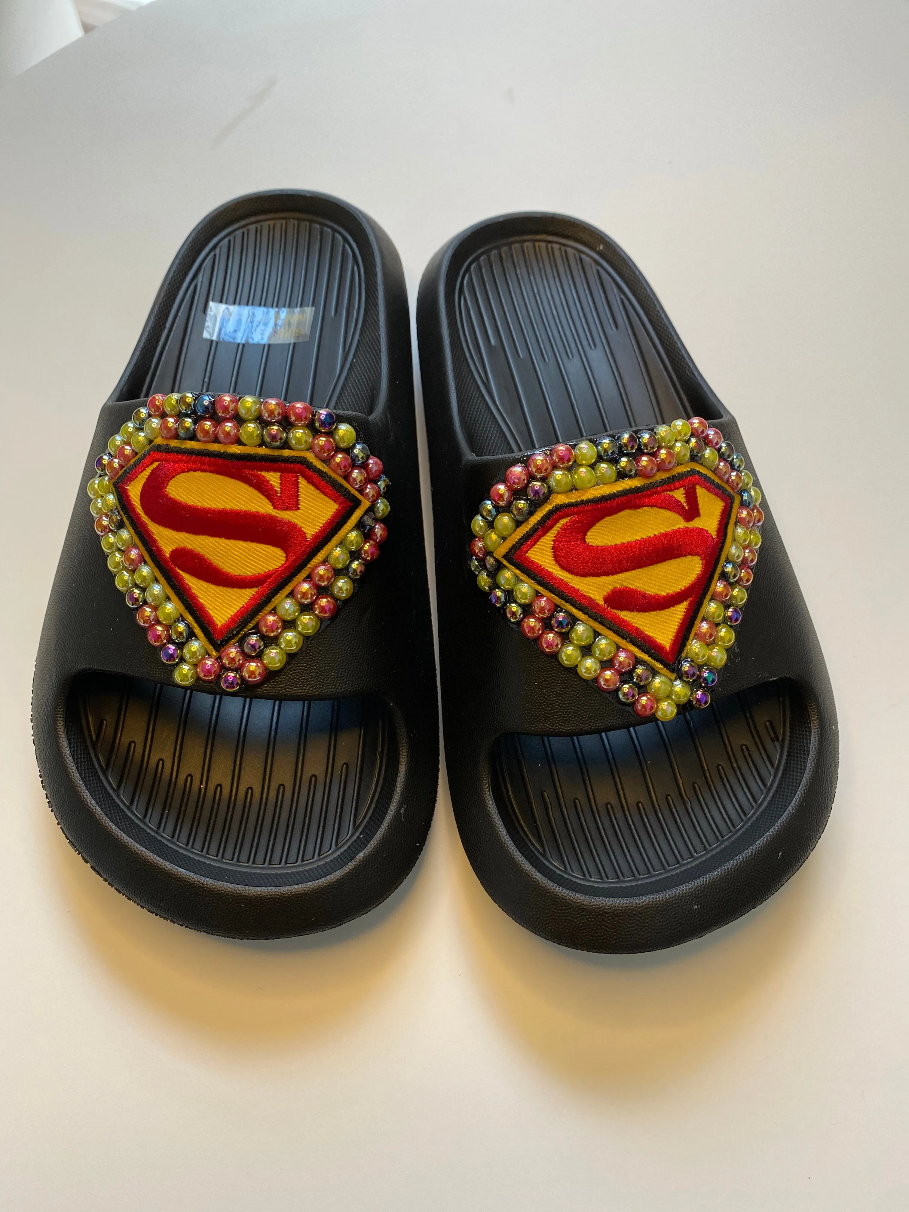 BLACK SUPERMAN PEARL SLIDES