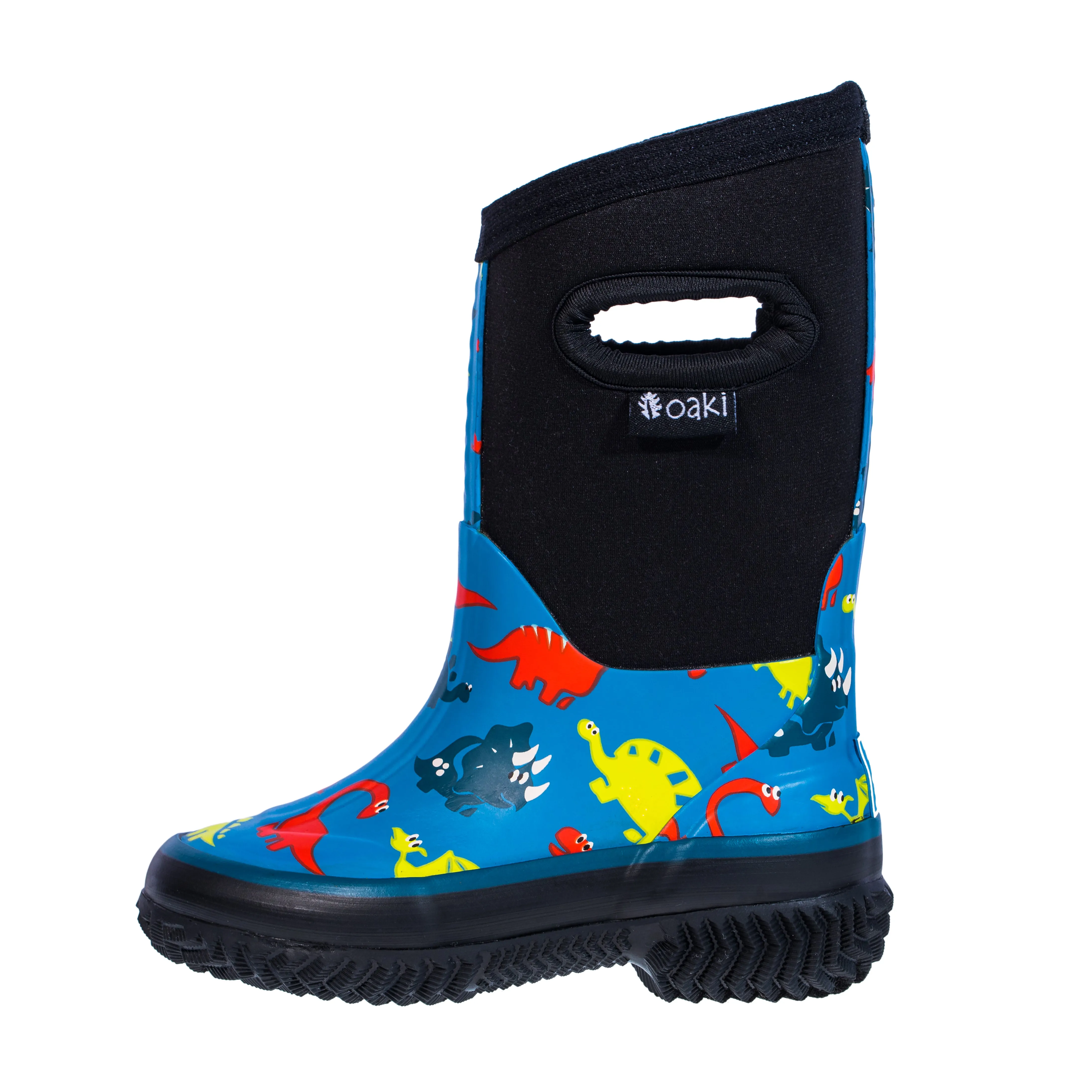 Blue Dinosaurs Neoprene Rain/Snow Boots