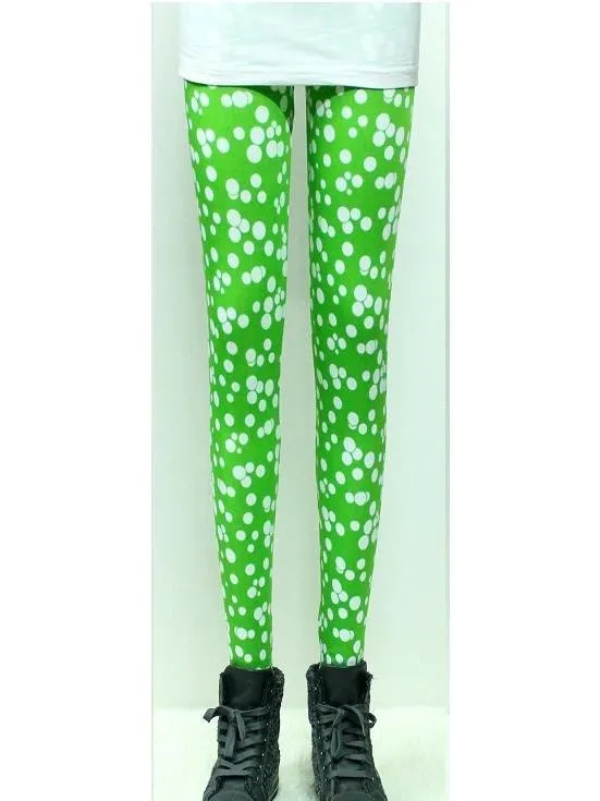 Bounds of Bubbles Printed Fashion Leggings