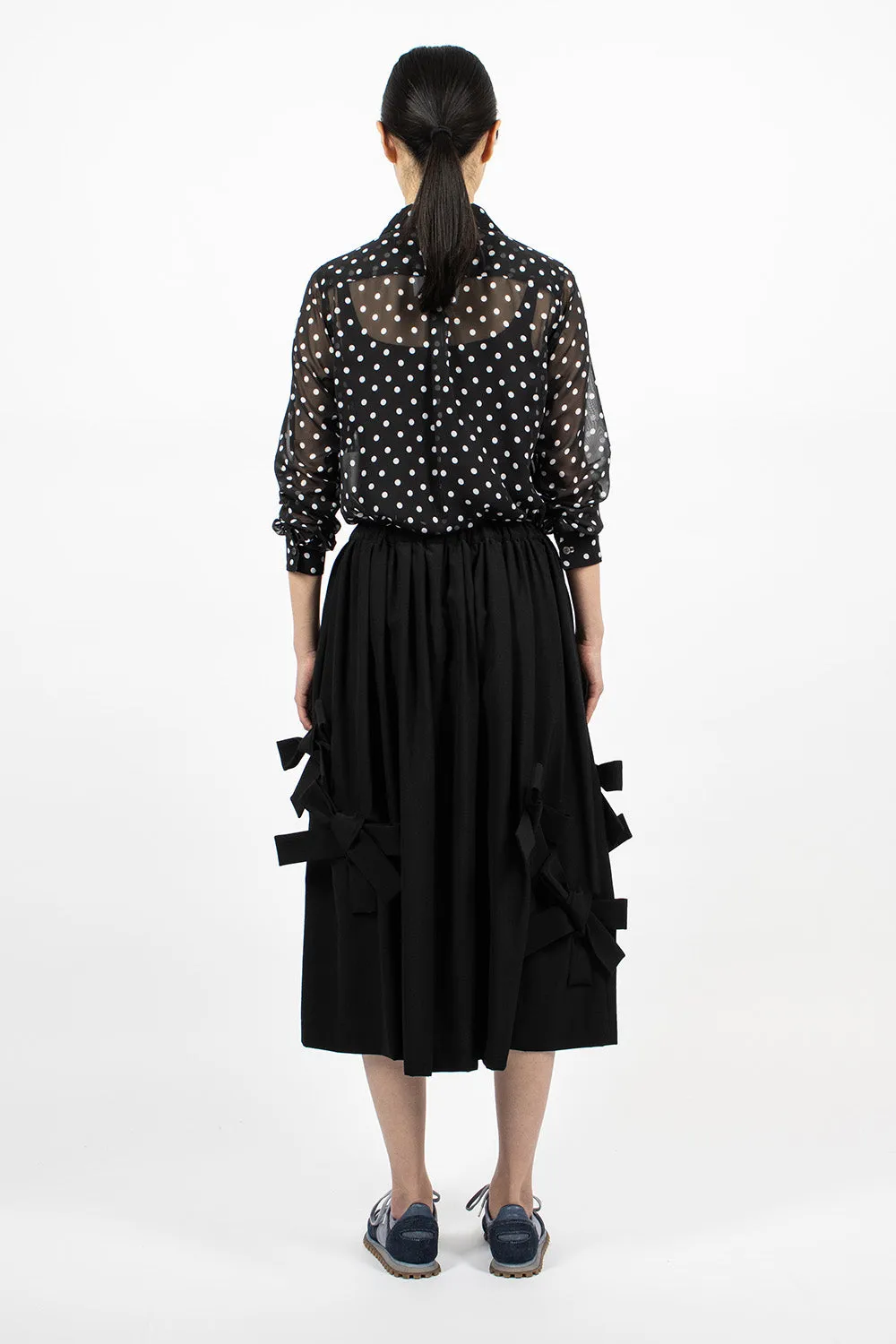 Bow Skirt Black