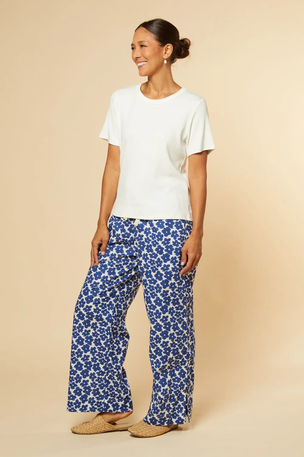 Breezy Elastic Waist Pant Osaka Midnight