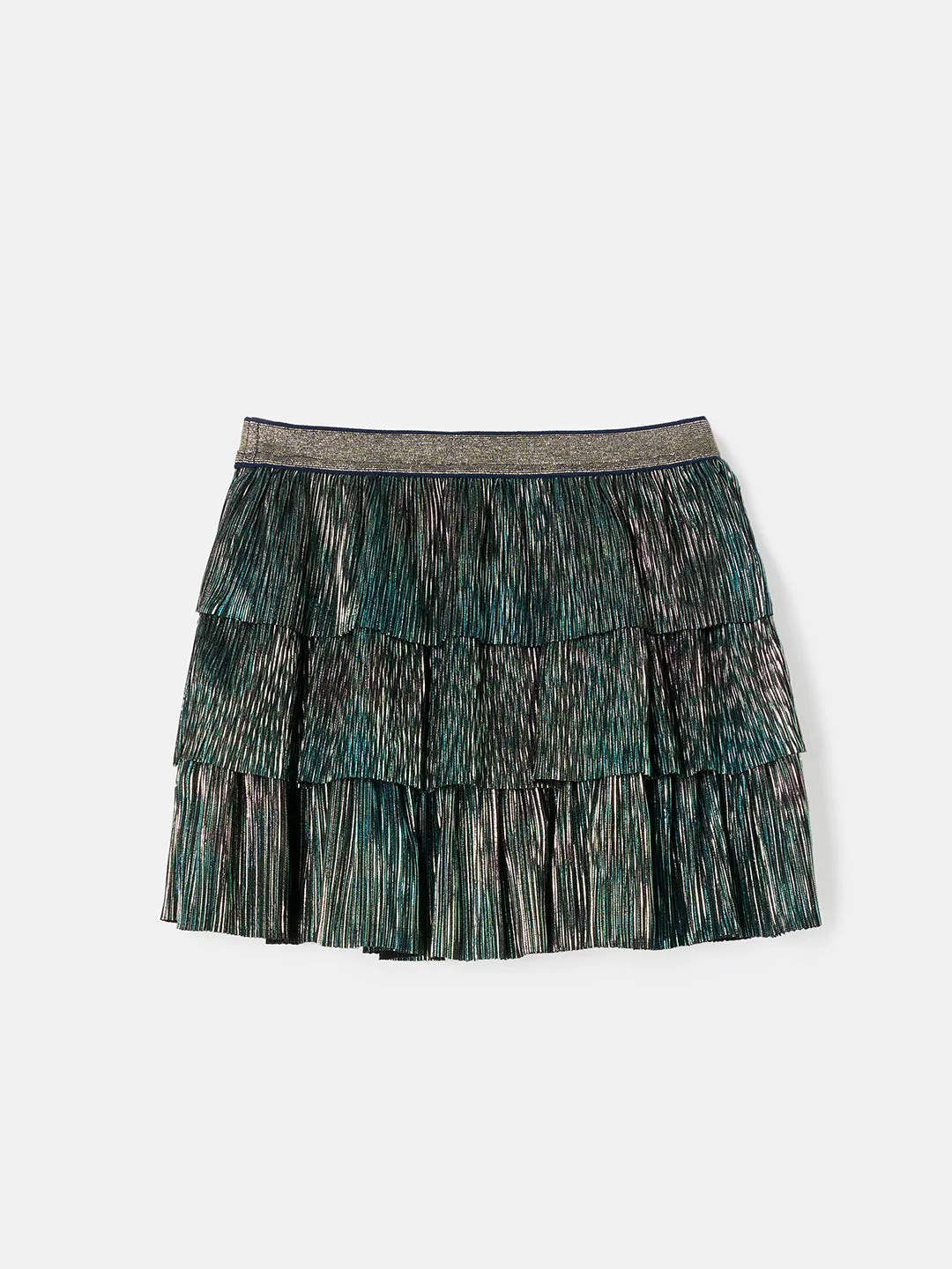 Brooklyn Green Plisse Rara Skirt