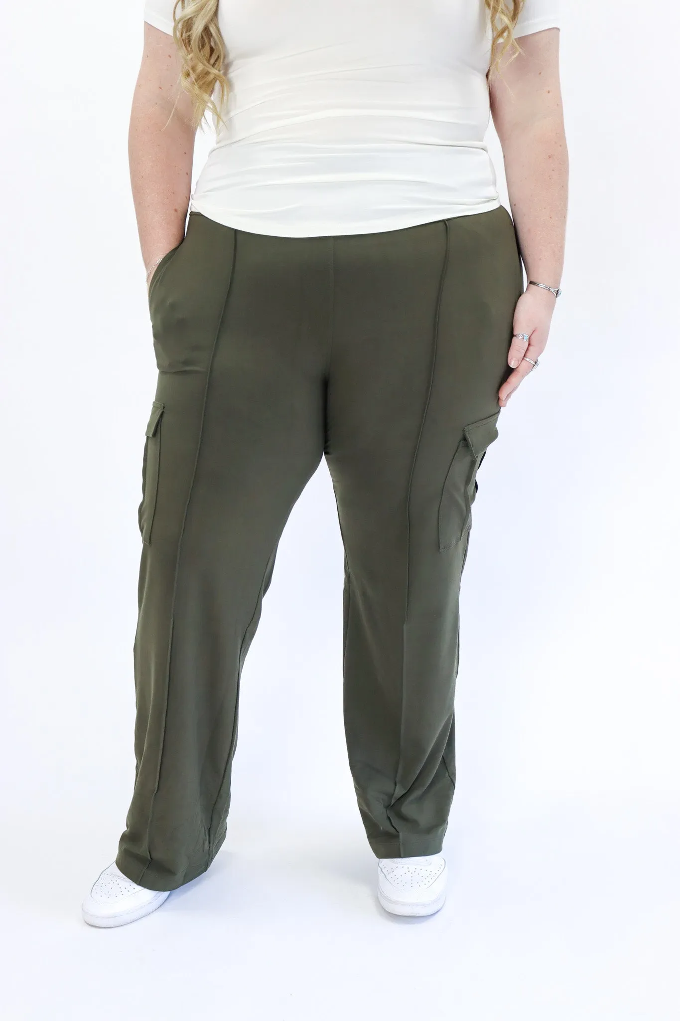 Butter Soft Straight Leg Cargo Pants