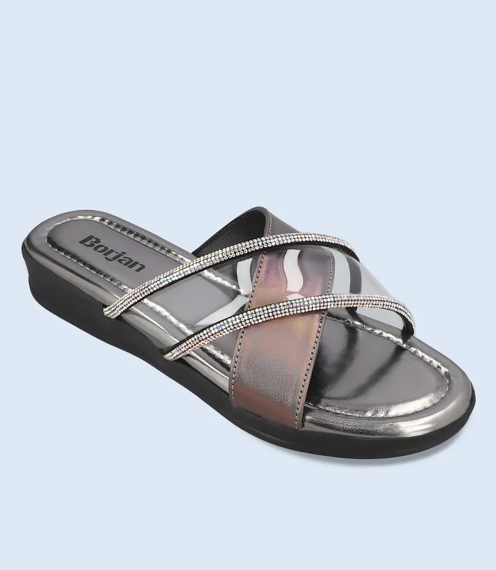 BW9200-GREY-Women Slipper