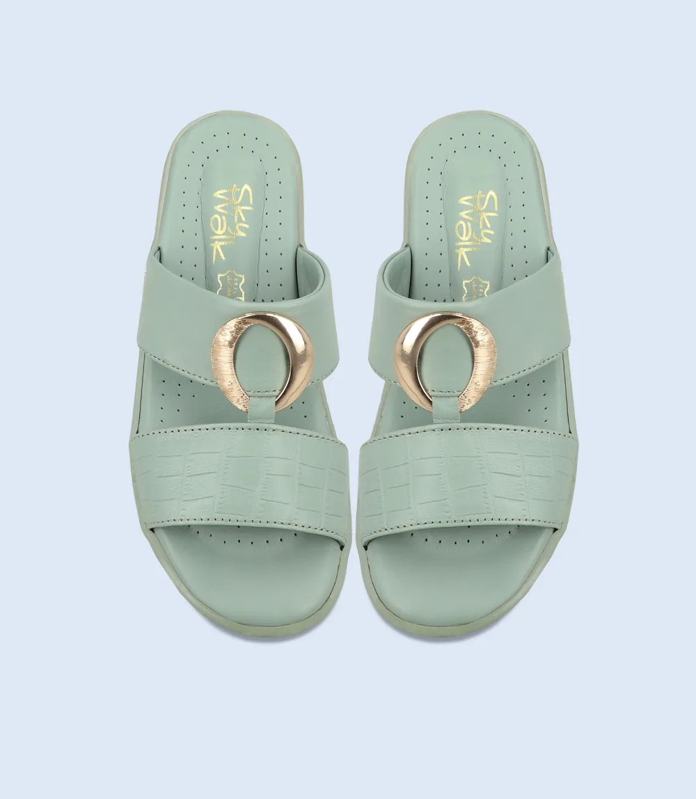 BW9514-MINT-Women Comfort Slipper