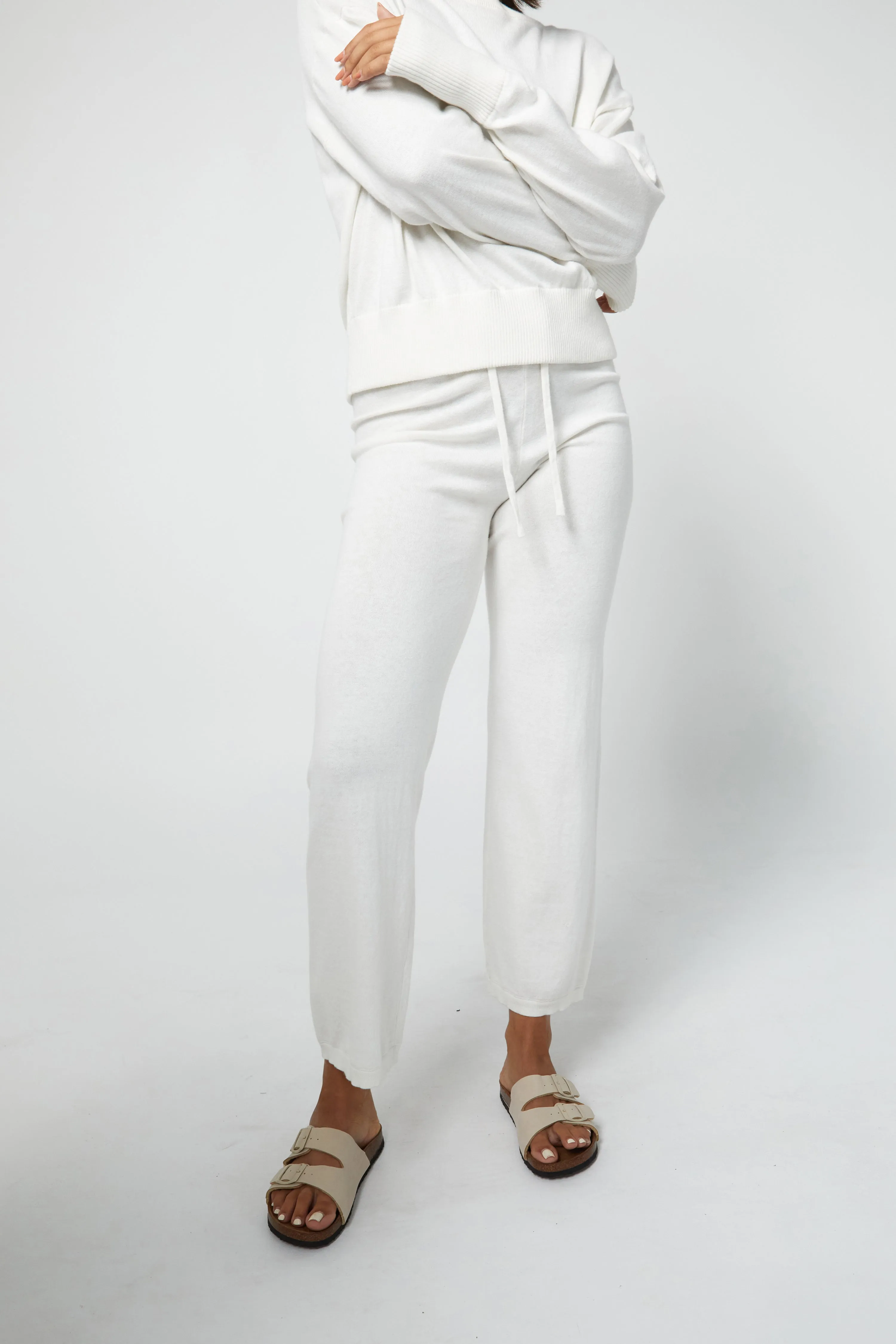 CALLIE LOUNGE PANT - WINTER WHITE