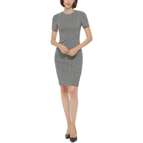 Calvin Klein Womens Pattern Short Sheath Dress