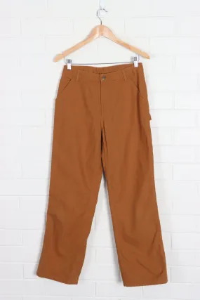 CARHARTT Camel Tan Duck Canvas Carpenter Pants (S-M)