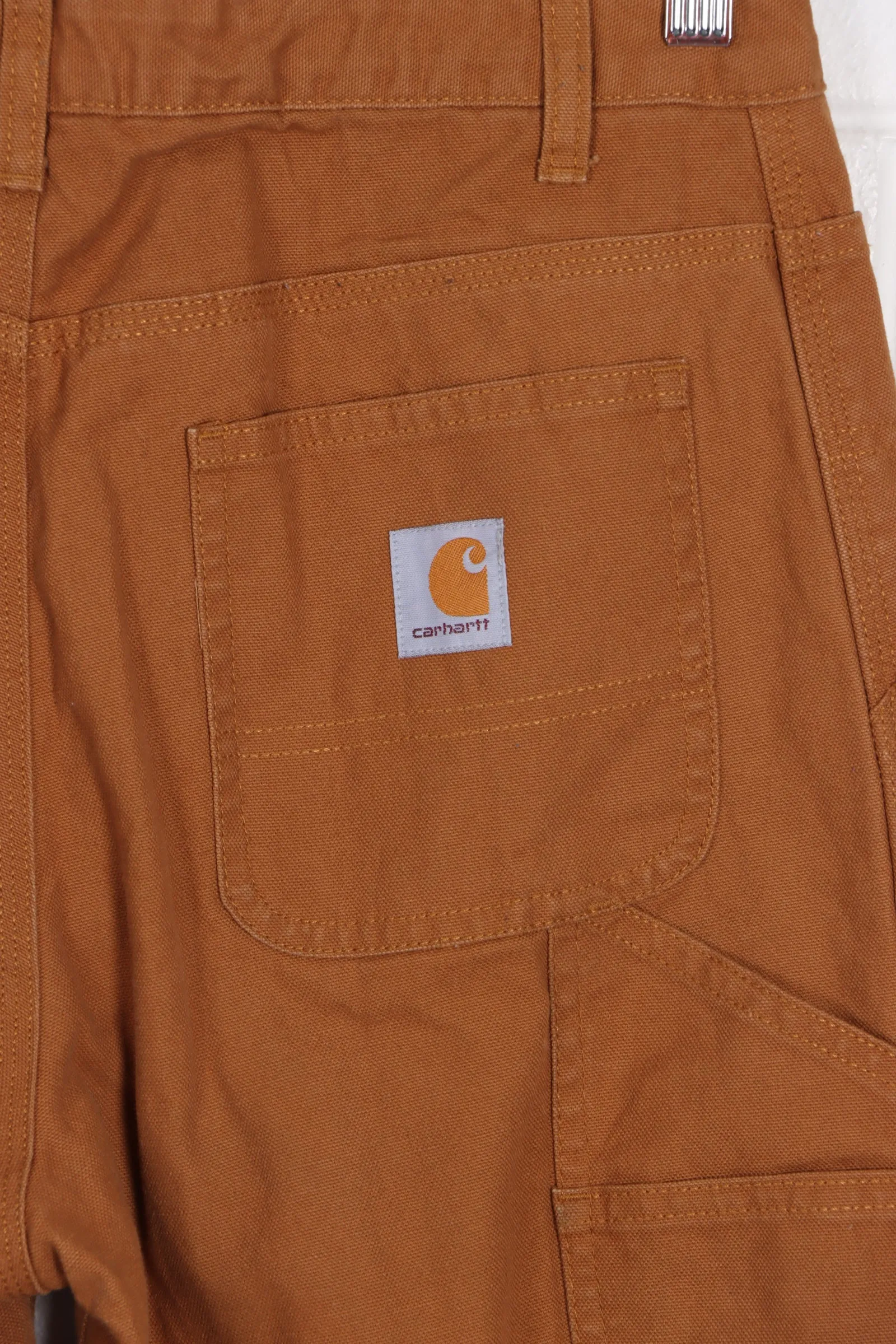 CARHARTT Camel Tan Duck Canvas Carpenter Pants (S-M)