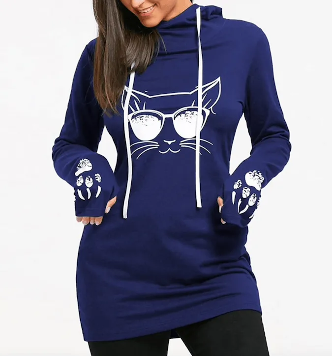 CAT SHADES HOODIE