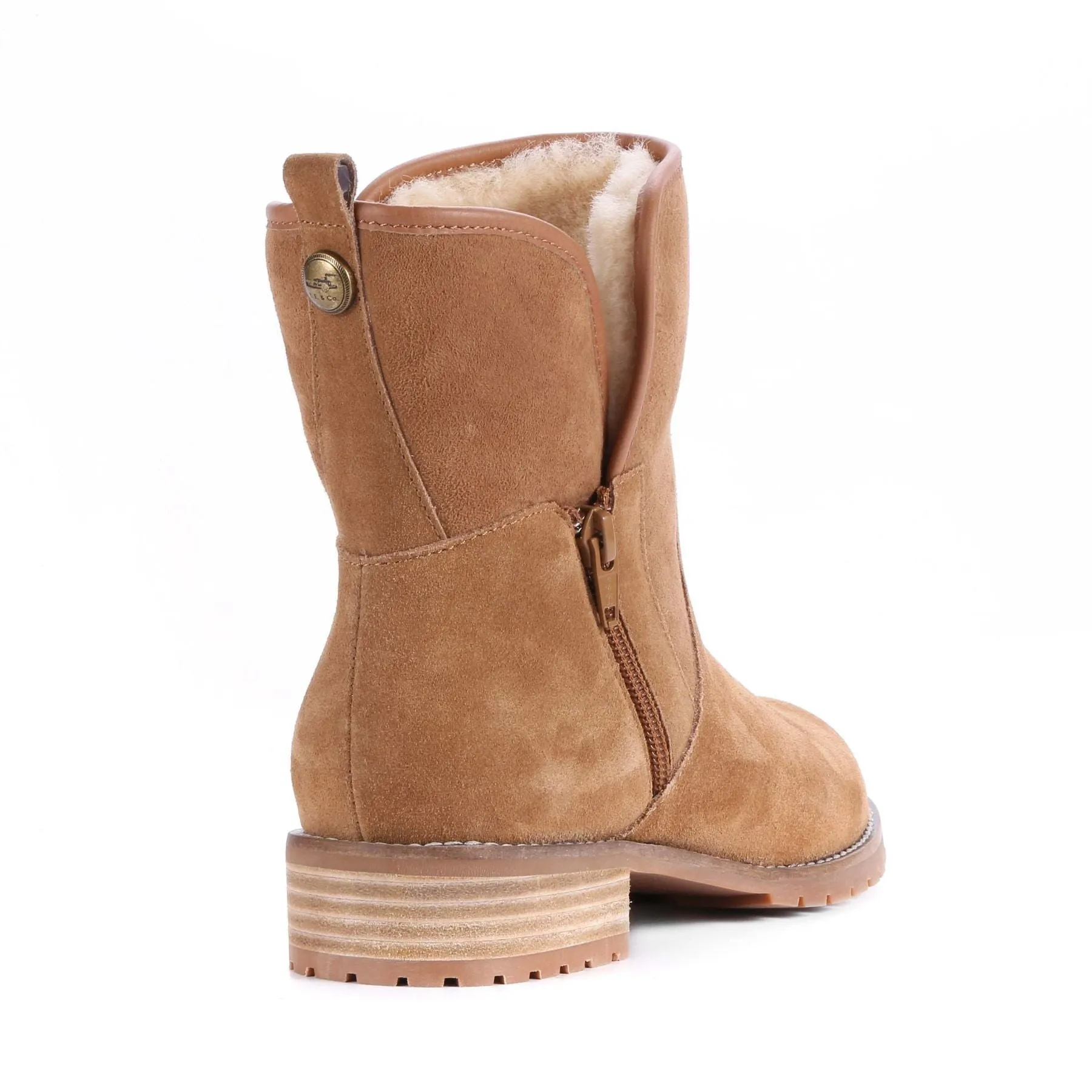 Chloe - Sheepskin dress boot