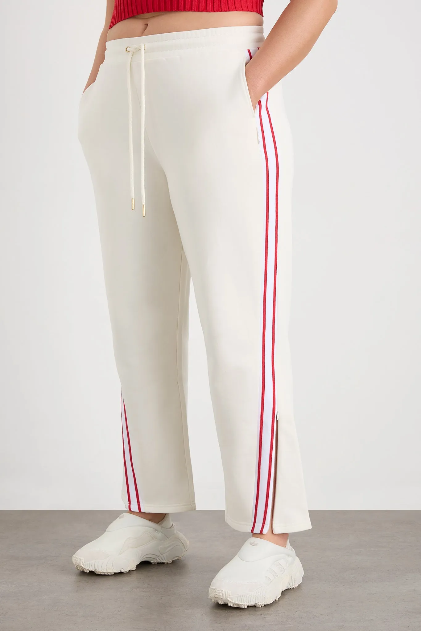 Contrast Zip Trackpants 504