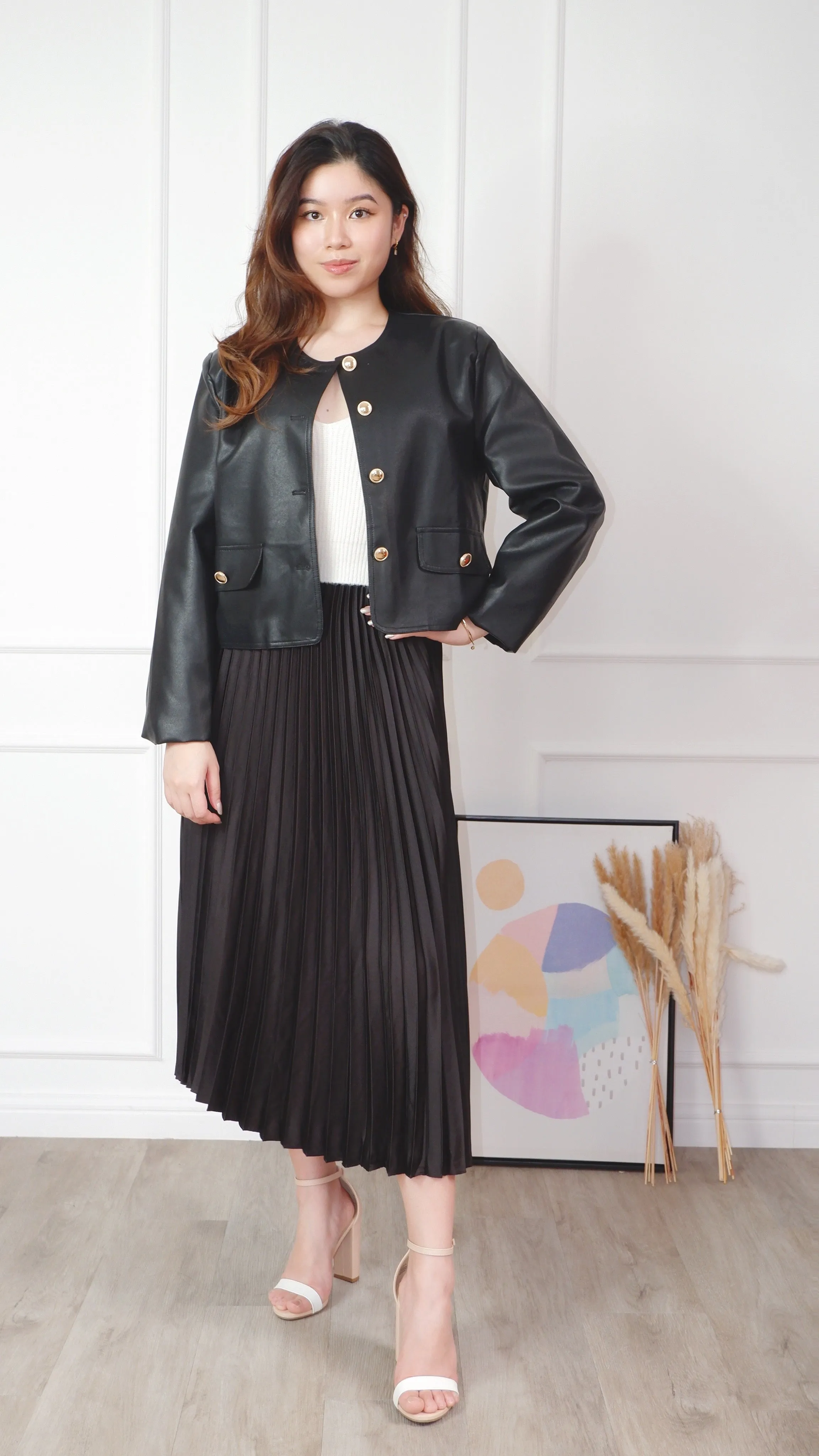 Devona Pleated Skirt