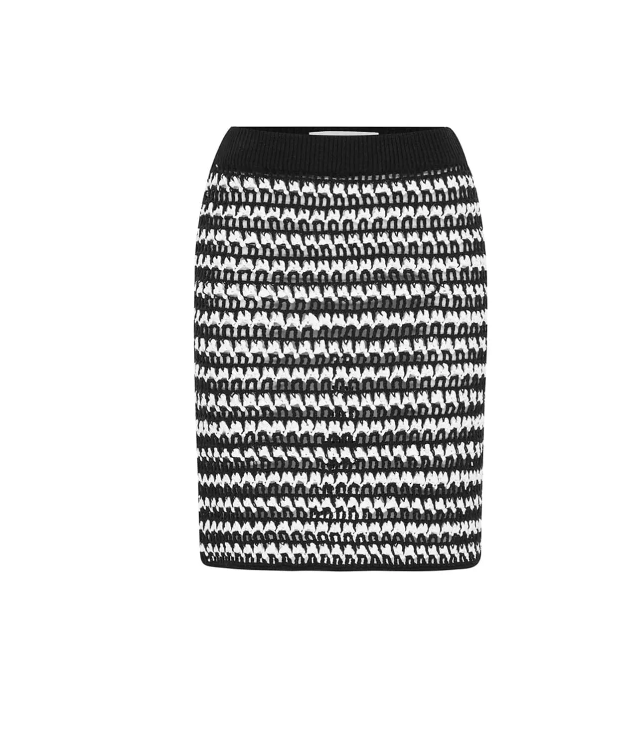 DILLON SKIRT- BLACK/WHITE