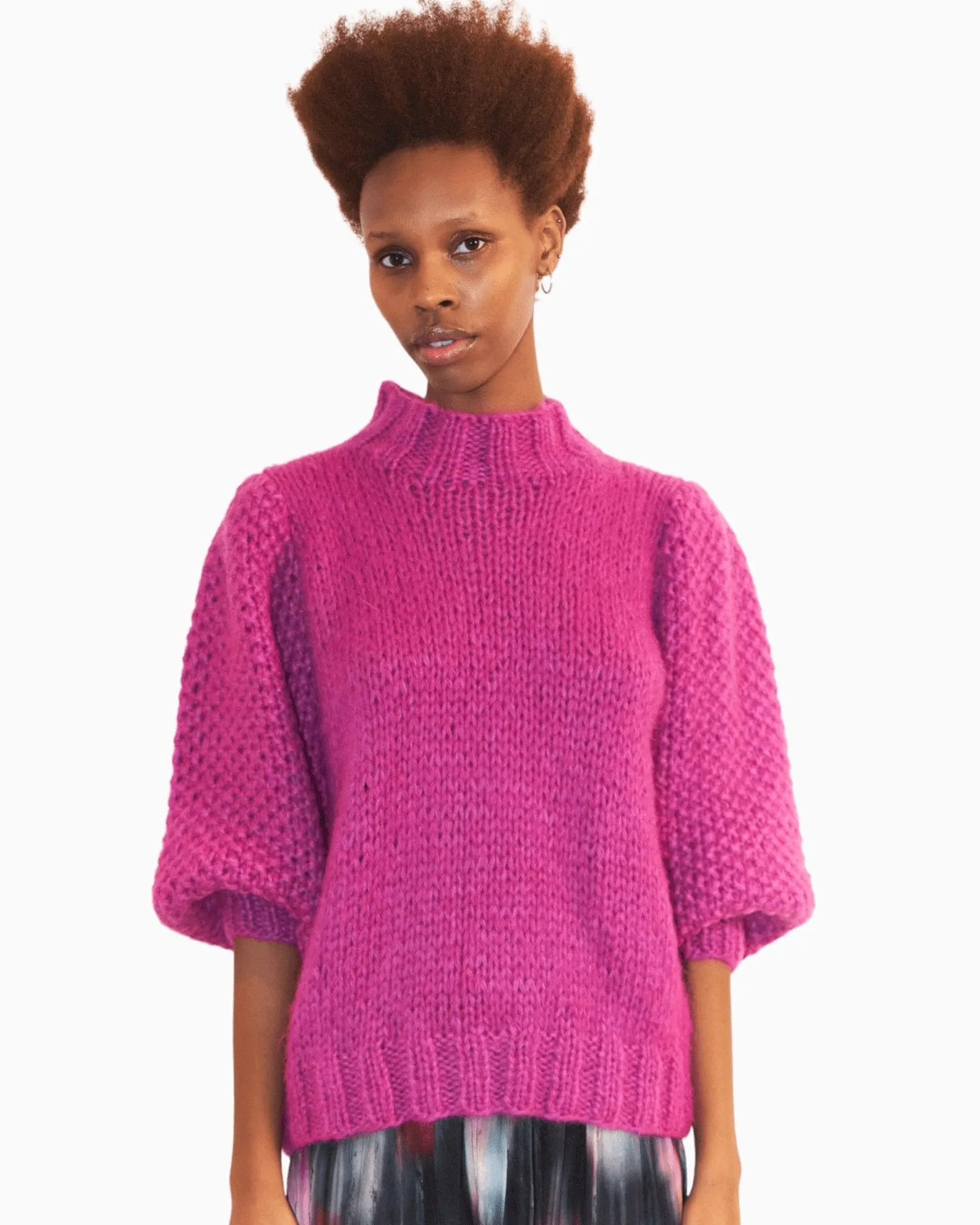 Faye Pullover | Fuchsia