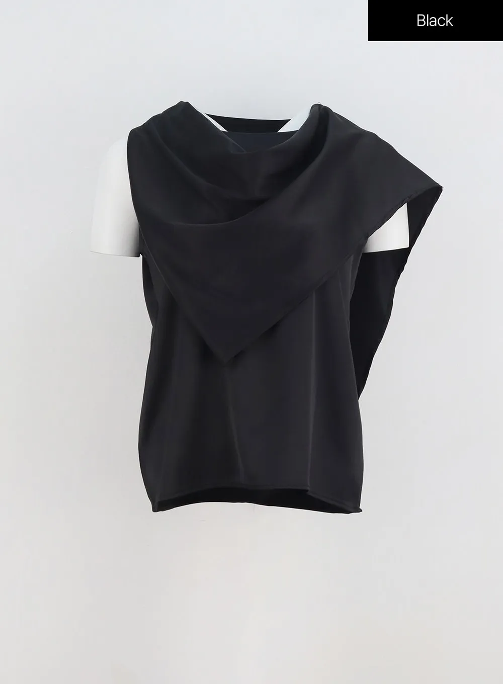 Flare Neck Sleeveless Blouse IY331