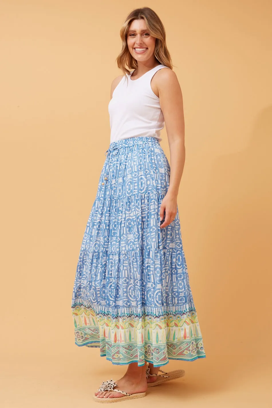 FLEURY BOHO MAXI SKIRT