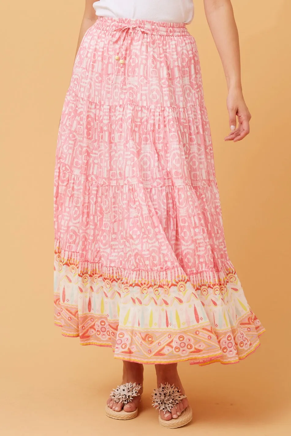 FLEURY BOHO MAXI SKIRT