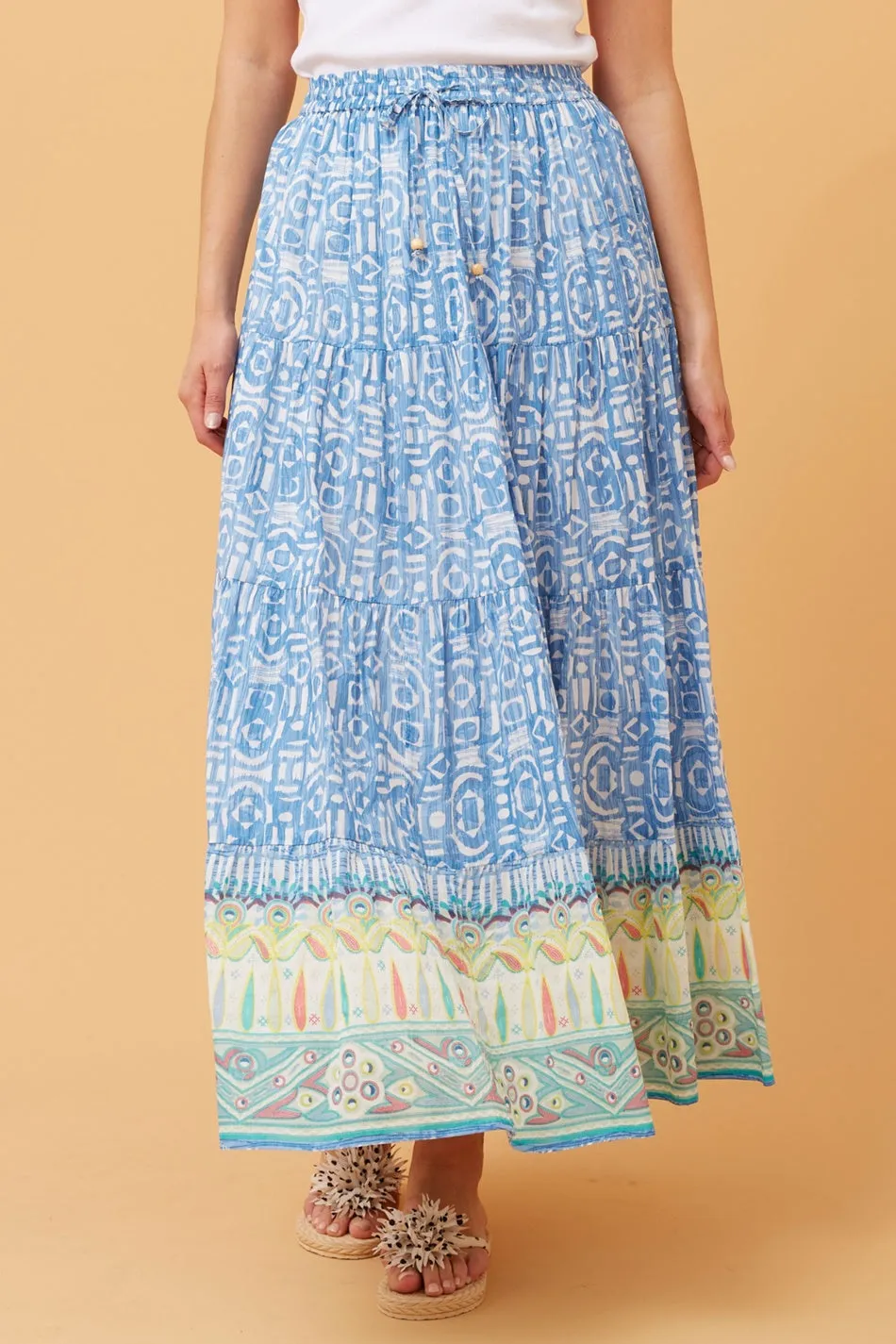 FLEURY BOHO MAXI SKIRT