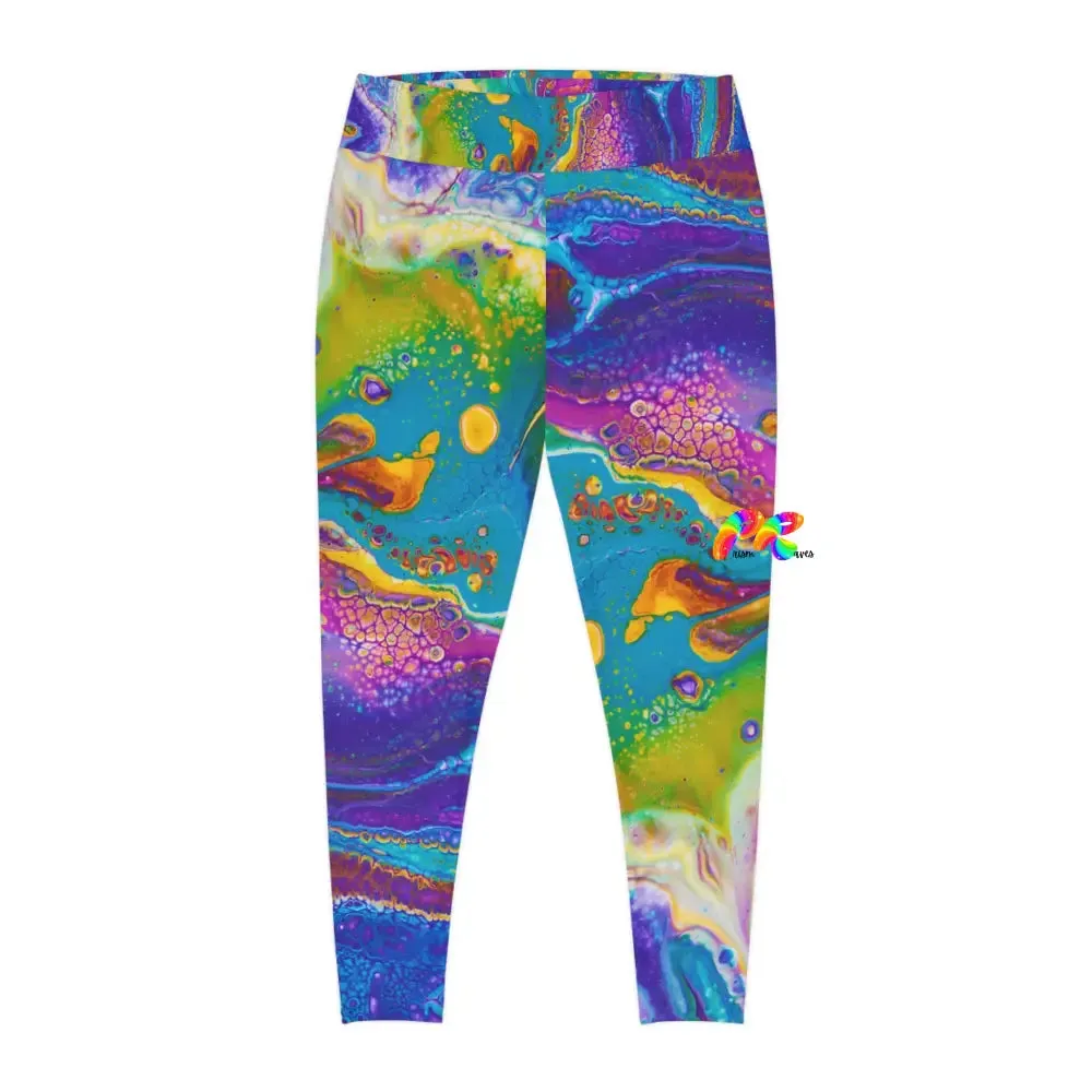 Fluid Palette Plus Size Leggings