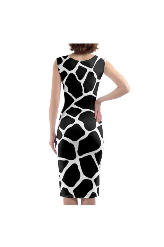 Giraffe Print Bodycon Dress