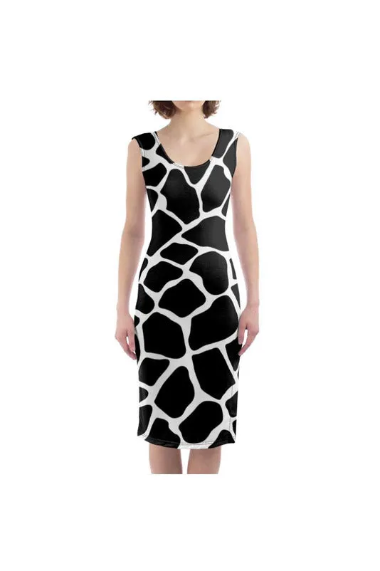 Giraffe Print Bodycon Dress