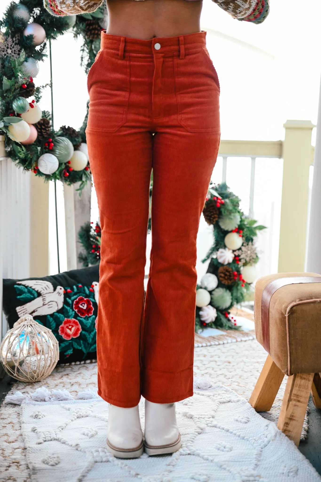 Hearthside Corduroy Pant - Rust