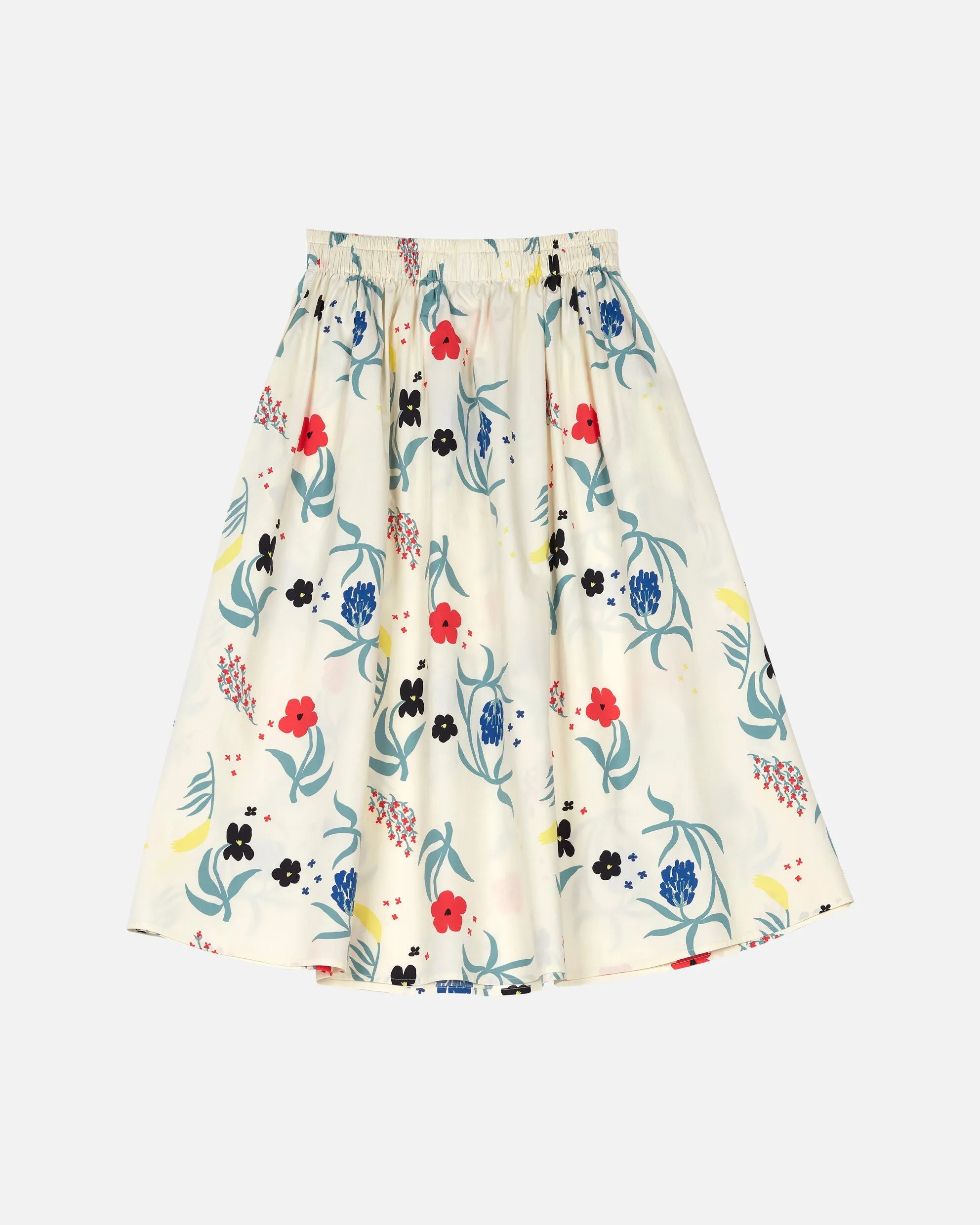 Herbaario Garrel Cotton Poplin Elastic Waist Skirt