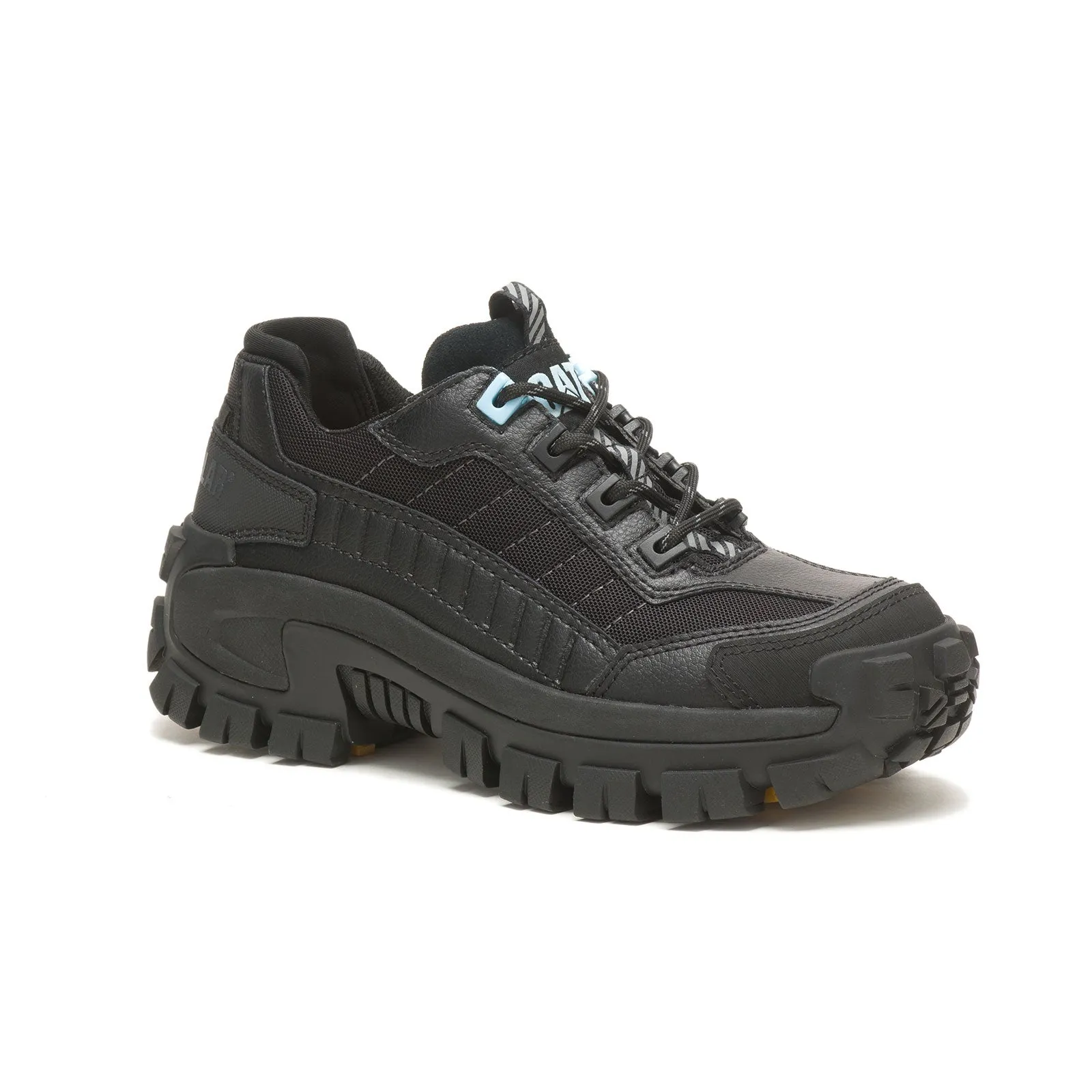 Invader WoMen's Steel-Toe Work Shoes Black/Light Blue