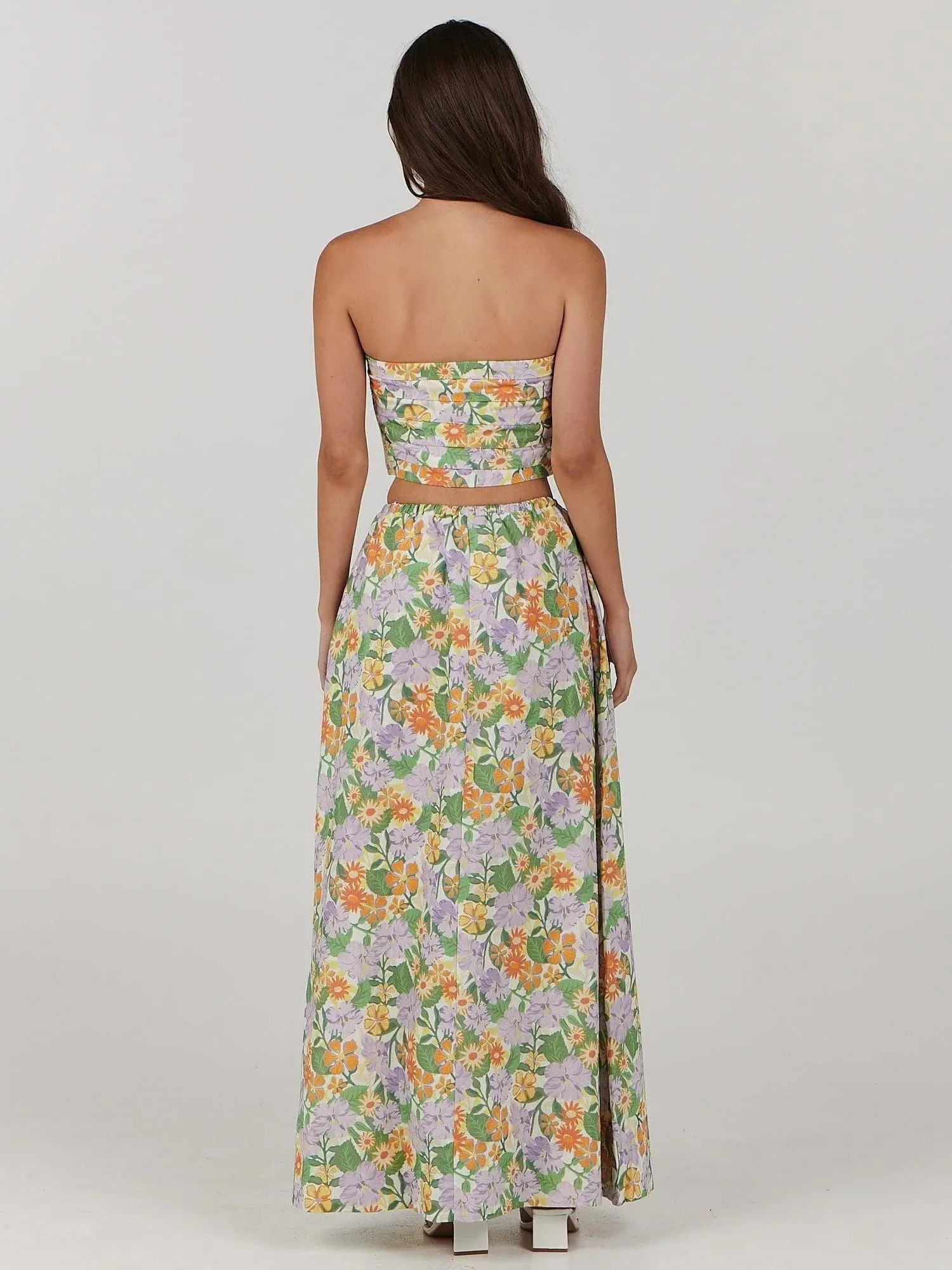 Jarrah Maxi Skirt | Springtime Floral