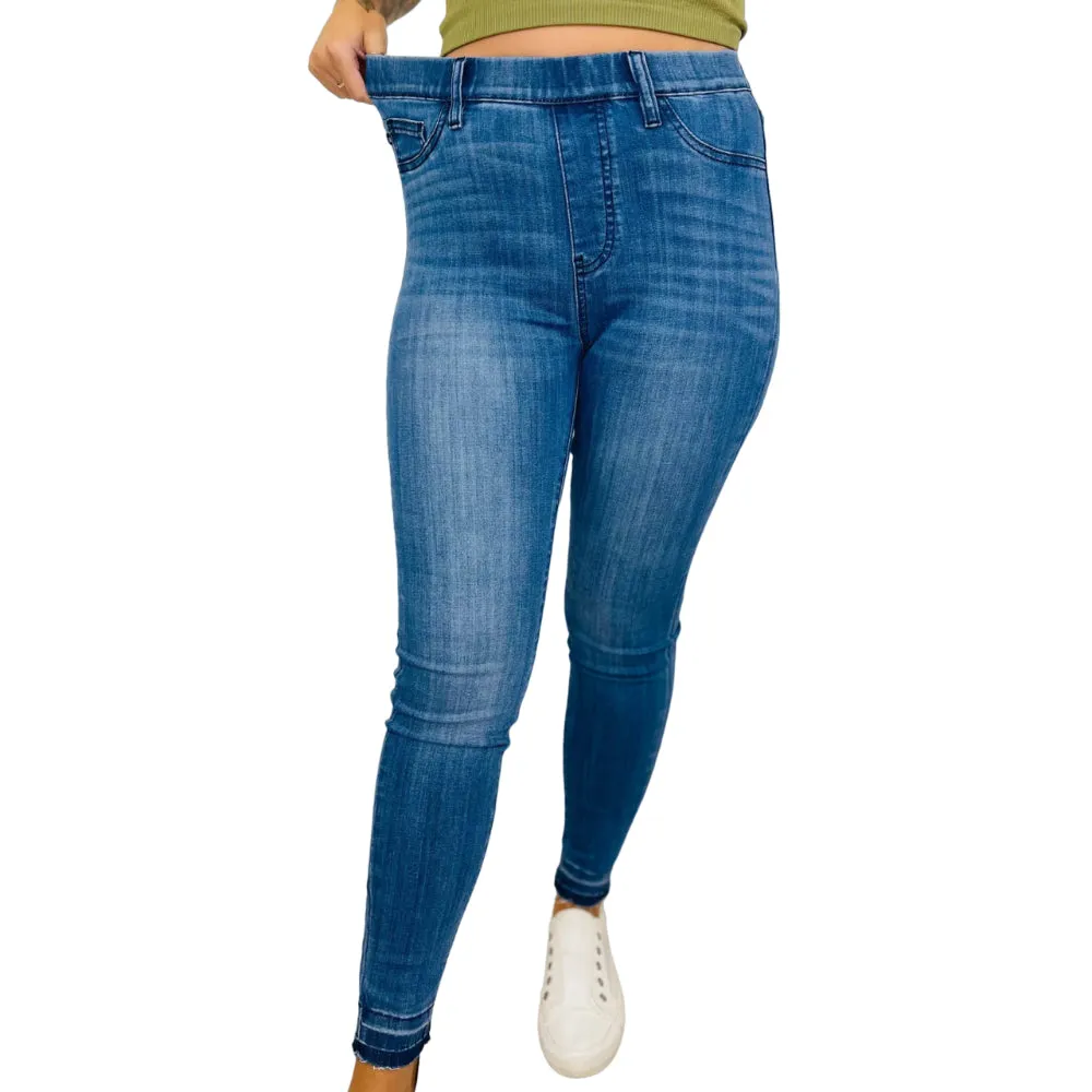 Judy Pull On Slim Denim Jeans