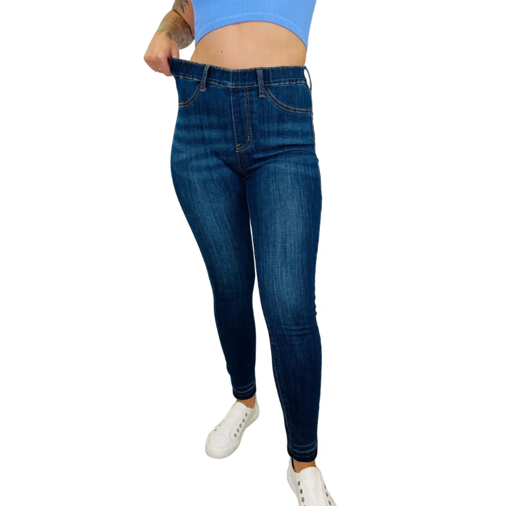 Judy Pull On Slim Denim Jeans