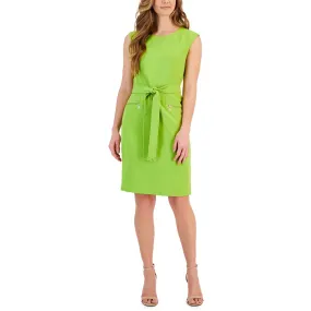 Kasper Womens Petites Formal Mini Sheath Dress