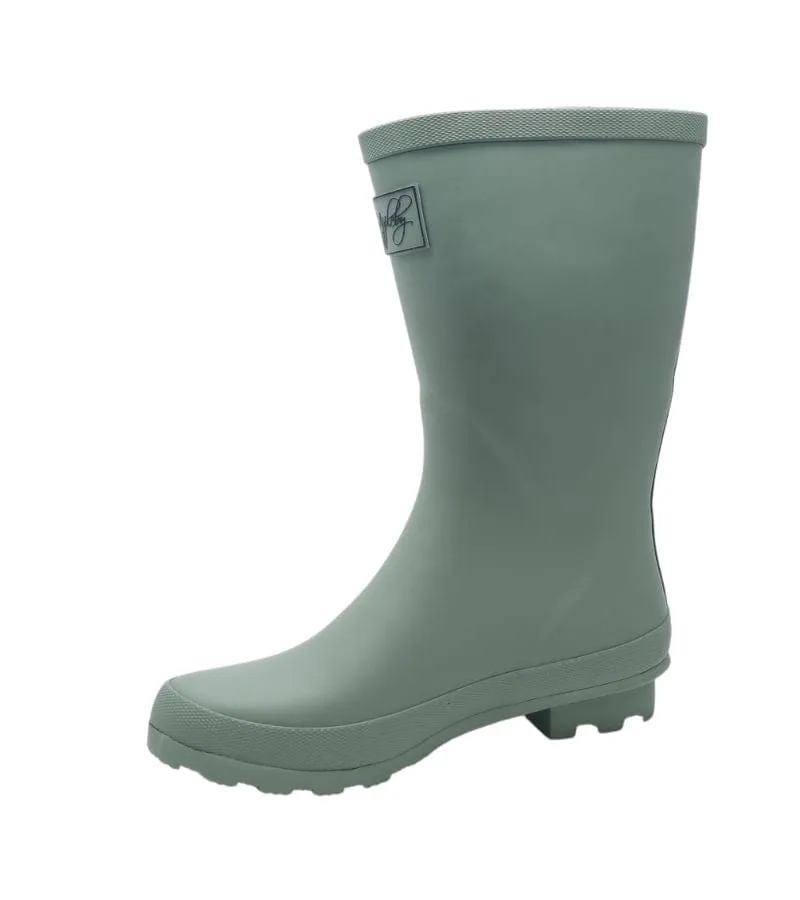 Kate Appleby Womens Mid Calf Plain Wellie - Rainy Puddle