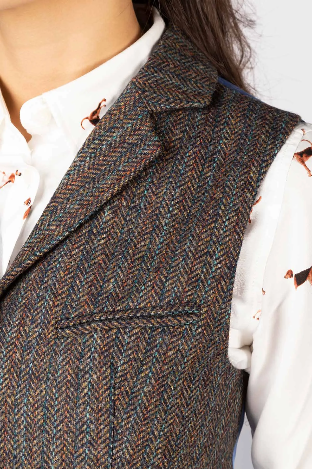 Ladies Limited Edition Tweed Waistcoat - Helen