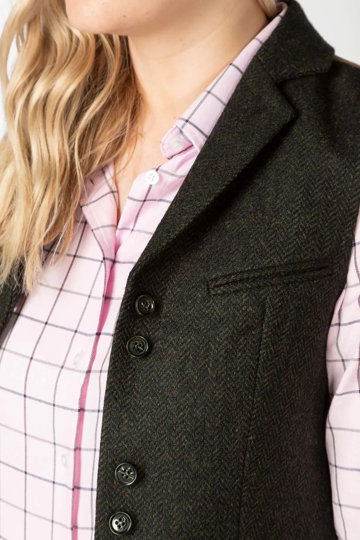 Ladies Limited Edition Tweed Waistcoat - Helen