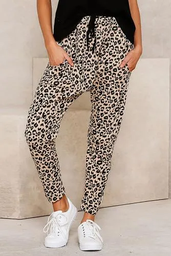 Leopard Jogger Pants