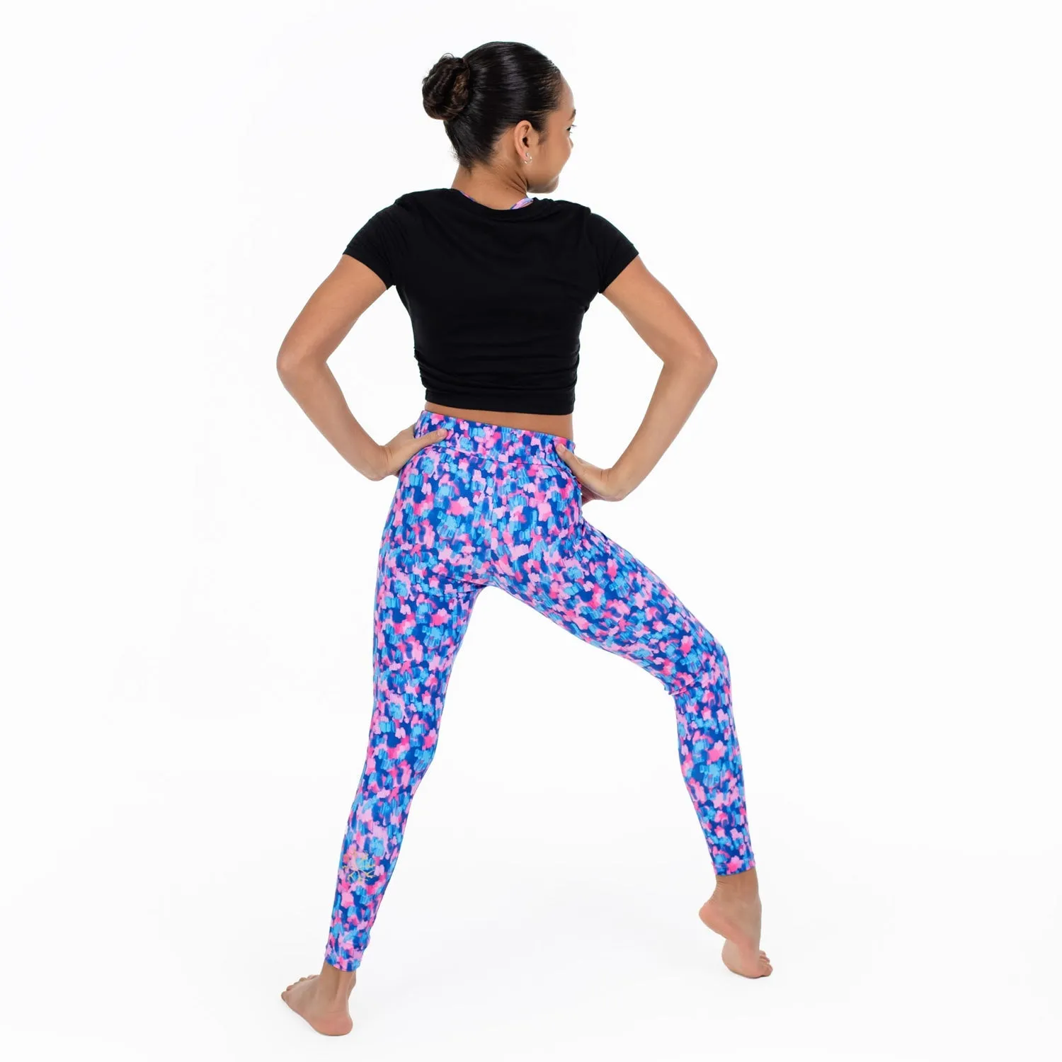 Long Legging in Digital Splats Print