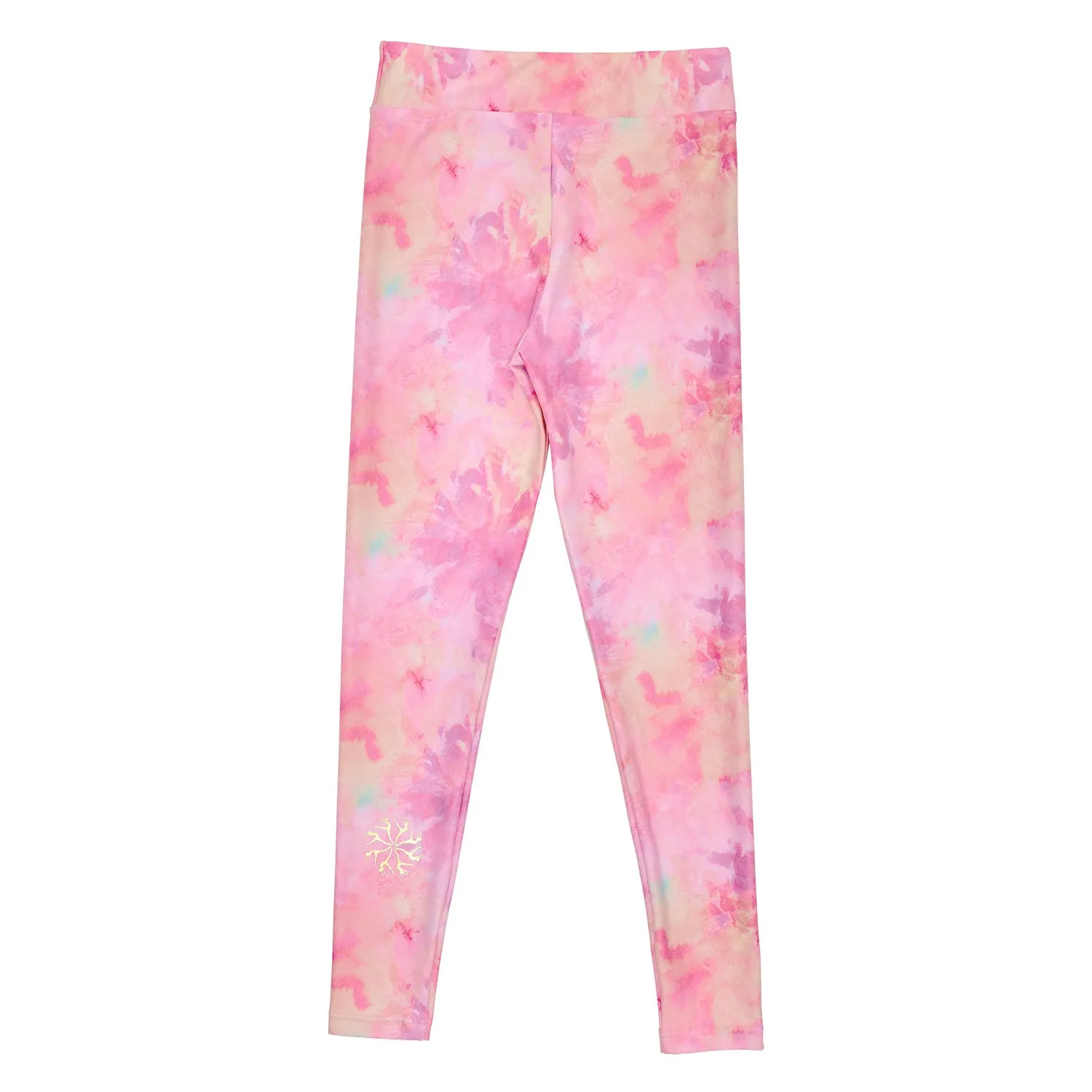 Long Legging in Pink Spring Print