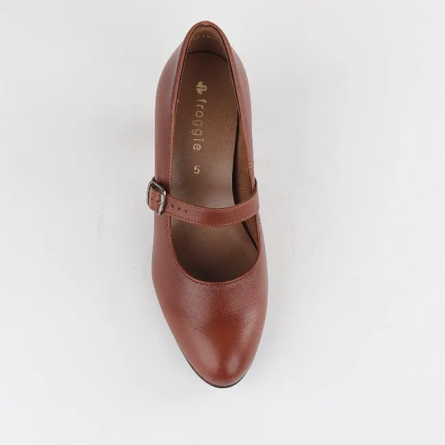 Mary Jane Court Shoe Chesnut- 12733