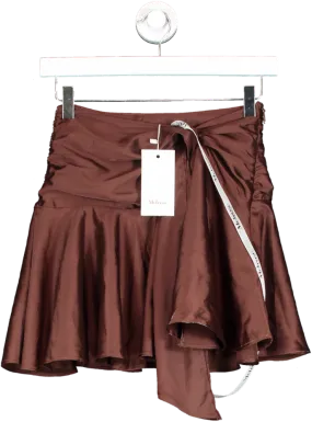 Melrose Haus Brown Sofia Skirt UK S