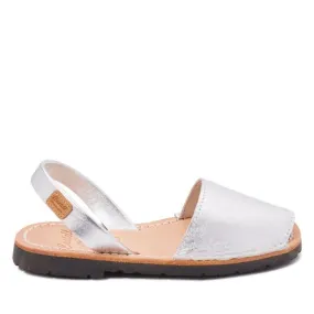 Metallic Leather Sandals For Kids - Iker 1097 Metallic