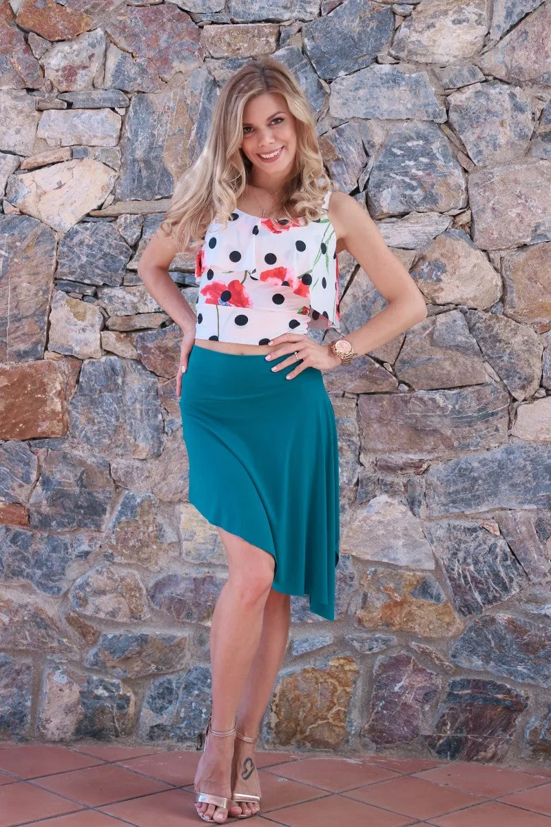 Mini Asymmetric Tango Skirt