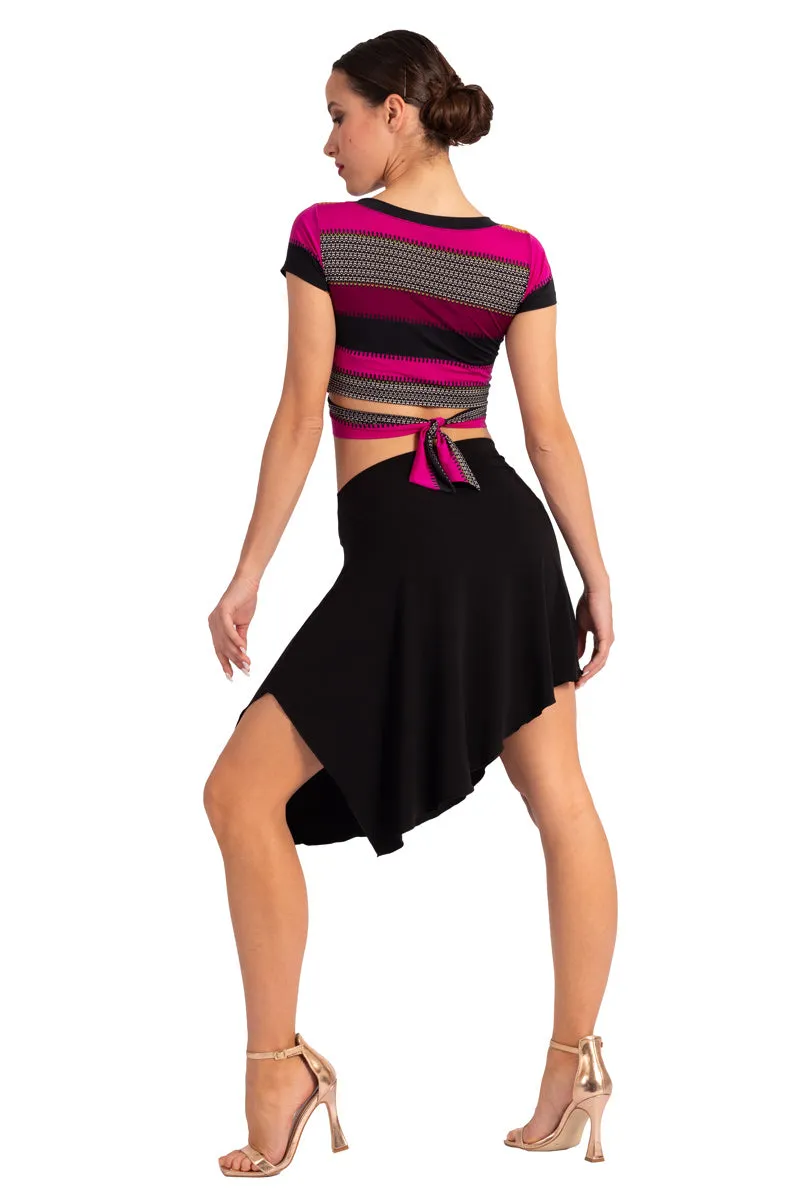 Mini Asymmetric Tango Skirt