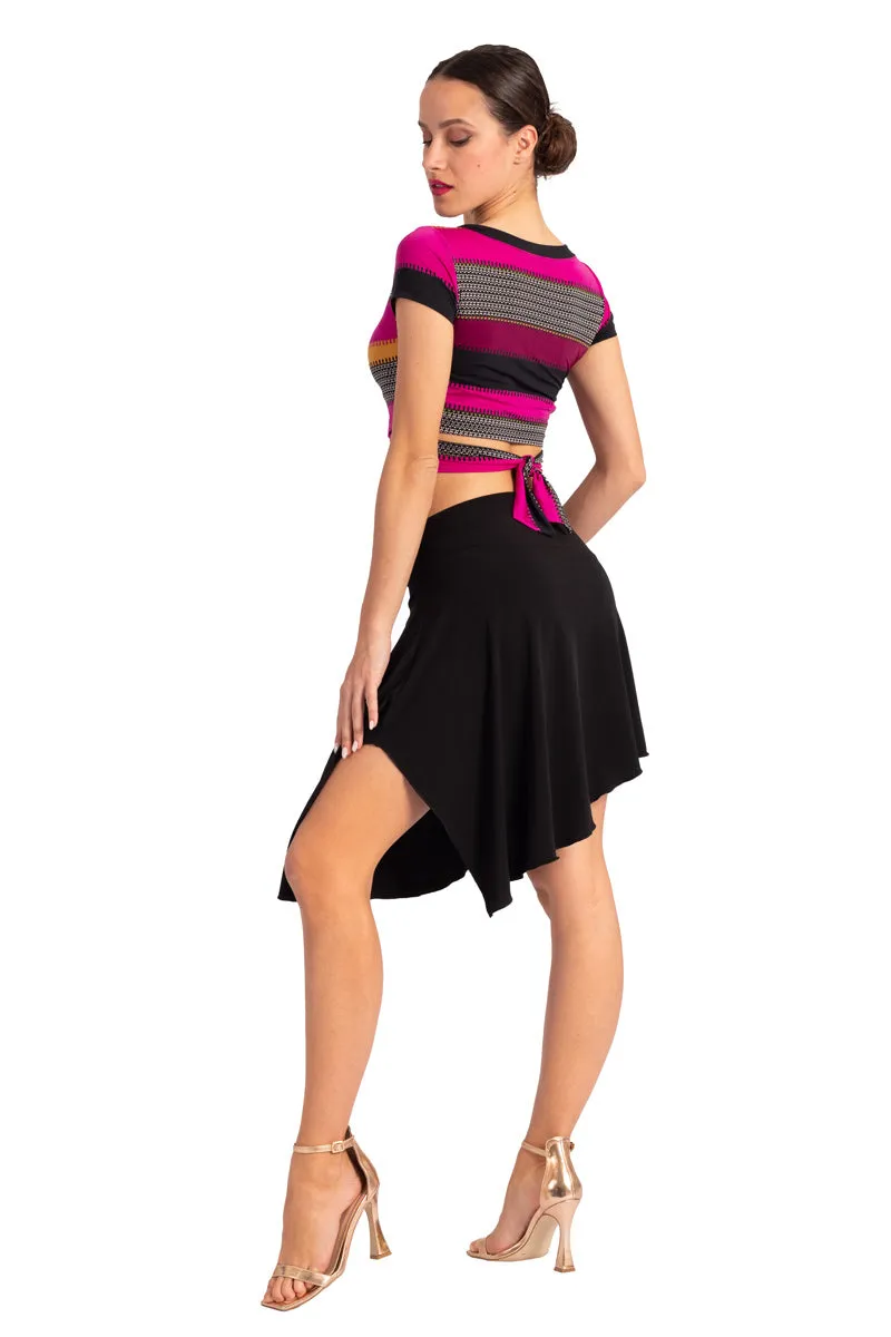 Mini Asymmetric Tango Skirt